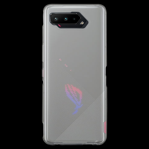 Per Asus ROG Phone 5 Custodia protettiva morbida in TPU trasparente ultrasottile da 0,75 mm, For Asus ROG Phone 5