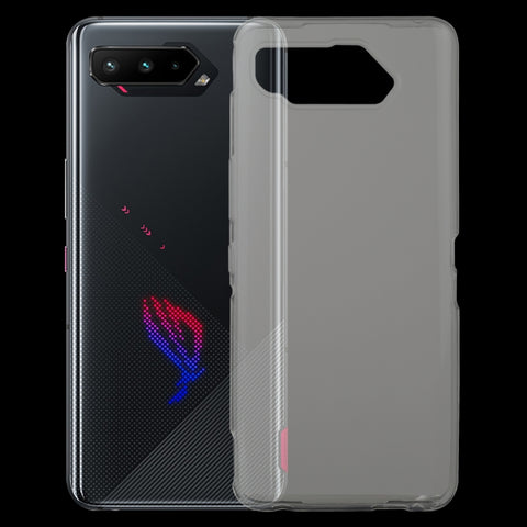 Per Asus ROG Phone 5 Custodia protettiva morbida in TPU trasparente ultrasottile da 0,75 mm, For Asus ROG Phone 5
