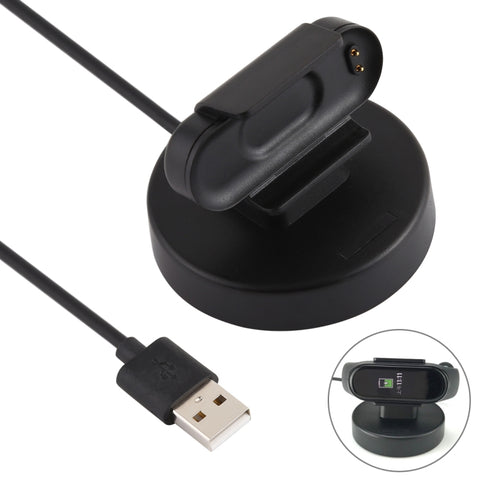 Per supporto base base di ricarica per caricabatterie Xiaomi Mi Band 4 con cavo di ricarica da 1 m