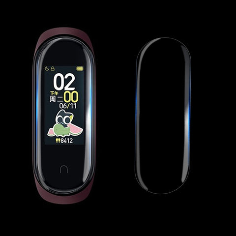Pellicola protettiva per schermo morbido in PET per Xiaomi Mi Band 5/6, 1 PCS
