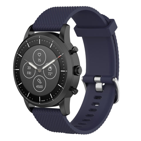 cinturino-per-orologio-con-cinturino-da-polso-in-silicone-con-texture-22mm-per-fossil-hybrid-smartwatch-hr-maschio-gen-4-explorist-hr-maschio-sportivo - immagine 1