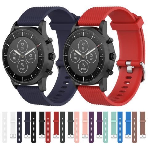 cinturino-per-orologio-con-cinturino-da-polso-in-silicone-con-texture-22mm-per-fossil-hybrid-smartwatch-hr-maschio-gen-4-explorist-hr-maschio-sportivo - immagine 2