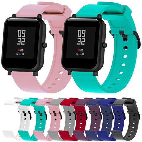 cinturino-sportivo-in-silicone-lucido-per-huami-amazfit-bip-lite-versione-20mm - immagine 2