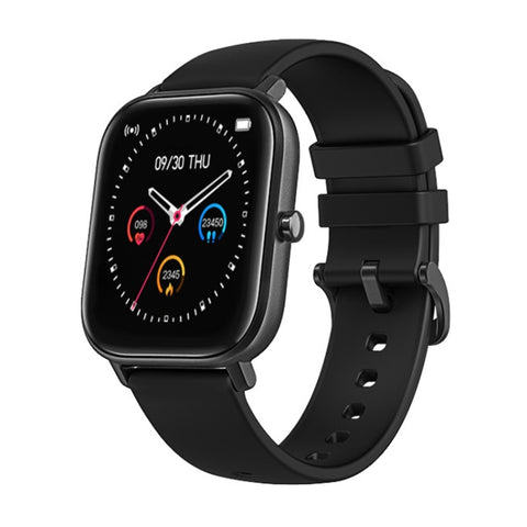 LOKMAT P8 Orologio intelligente per la salute impermeabile con schermo da 1,4 pollici, contapassi/sonno/monitor della frequenza cardiaca