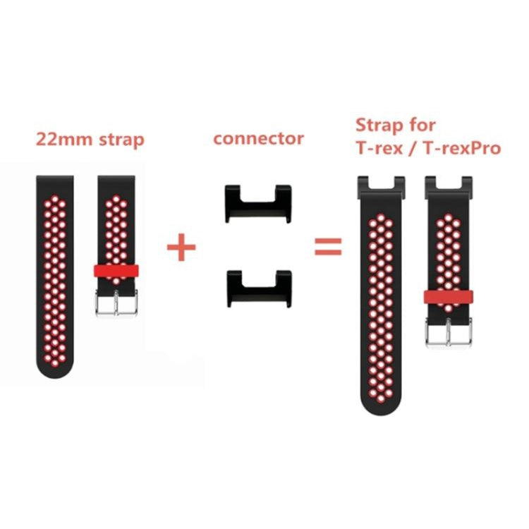 Per Amazfit T-Rex / T-Rex Pro / Ares 1 paio di connettori per cinturino in metallo da 22 mm