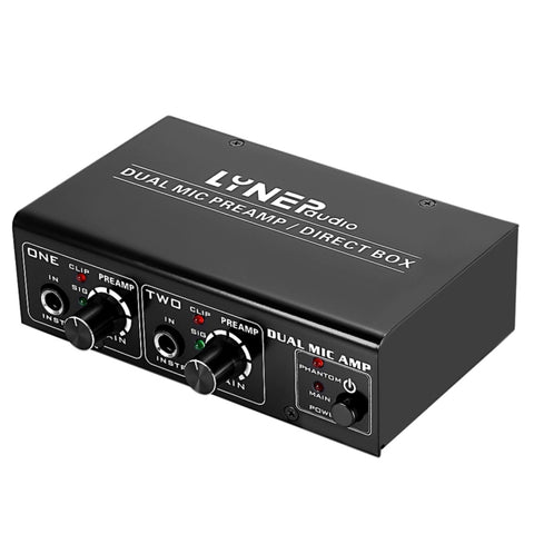 Amplificatore Microfonico a 2 Canali LINEPAUDIO A961 per Chitarra e