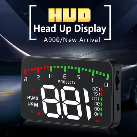 Display Head-Up A900 OBD2 da 3,5 Pollici per Auto - Monitoraggio