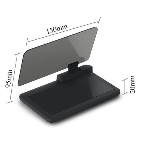 Supporto per display Head Up di navigazione per smartphone multifunzione H6 per smartphone da 6 pollici, H6