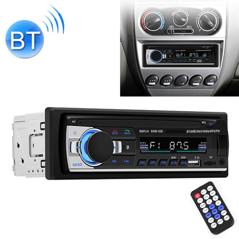 SWM-530 Caricabatterie universale per auto doppio USB 12V Ricevitore radio Lettore MP3, supporto FM e Bluetooth con telecomando, SWM-530