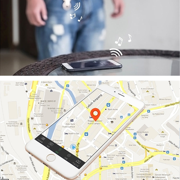 R2 Smart Wireless Bluetooth V4.0 Tracker Finder Key Buckle Anti-perso Localizzatore di allarmi Tracker, R2, Locator Tracker