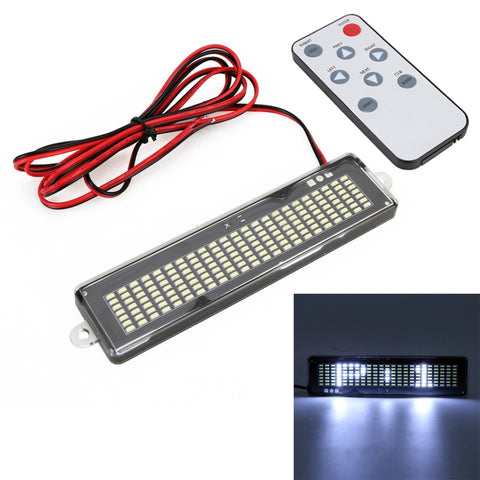 Display LED Programmabile per Auto 12V con Telecomando - Scorrimento