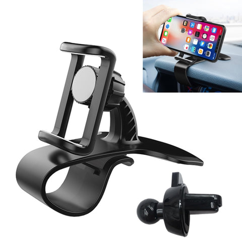 Supporto per telefono da auto per cruscotto con cornice di navigazione per veicolo multifunzione, con presa d'aria, Phone Holder With Air Outlet