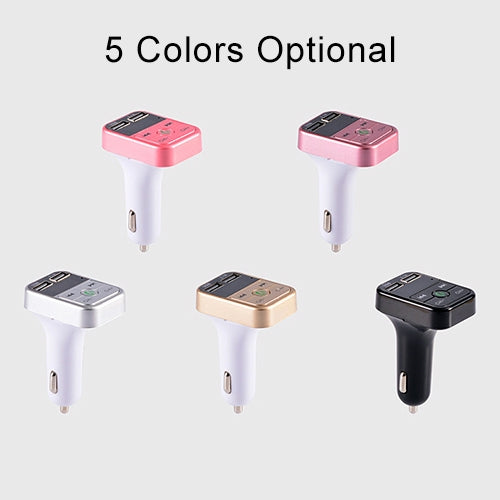 b2-dual-usb-ricarica-trasmettitore-fm-bluetooth-kit-per-auto-lettore-musicale-mp3-supporto-per-chiamate-in-vivavoce-scheda-tf-e-disco-u-b2-black-b2-pink-b2-gold-b2-rose-gold-b2-silver - immagine 7