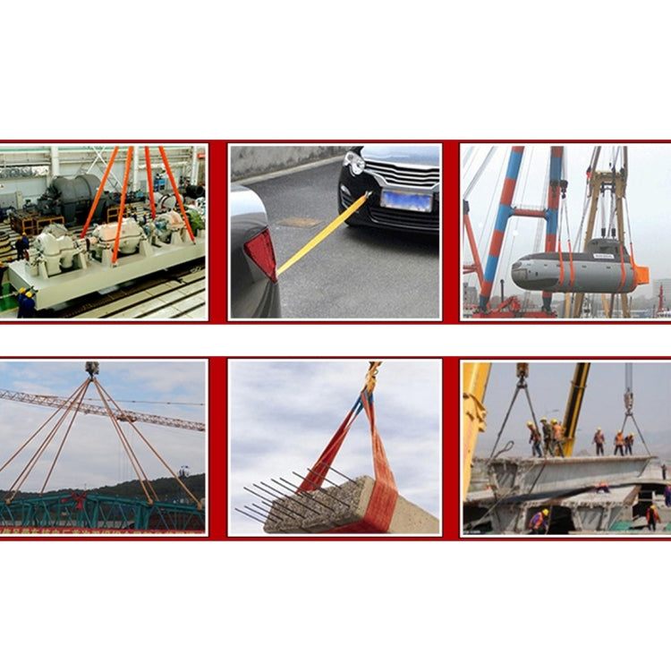 ZONGYUAN ZY-0220 Auto 4m×6cm 8 Ton Traino Cinghie per Corda di Sollevamento da 2 Ton con Due Ganci Cavo ad Alta Resistenza Accessori di Fissaggio per Recupero Pesante per Auto Camion, 4m×6cm With Hooks