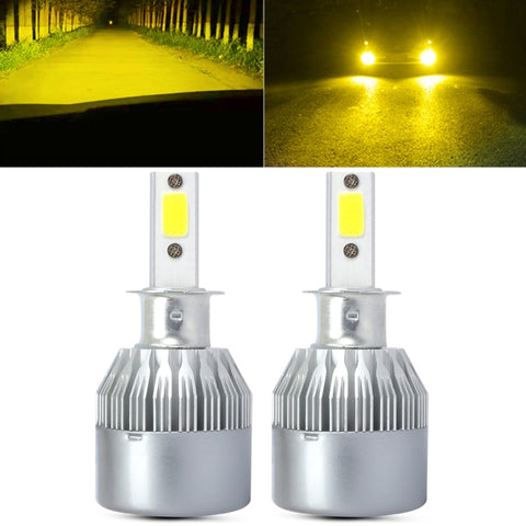 Fari LED H3 Canbus 18W 1800 LM 6000K IP68 per Auto - 2 Lampade COB DC