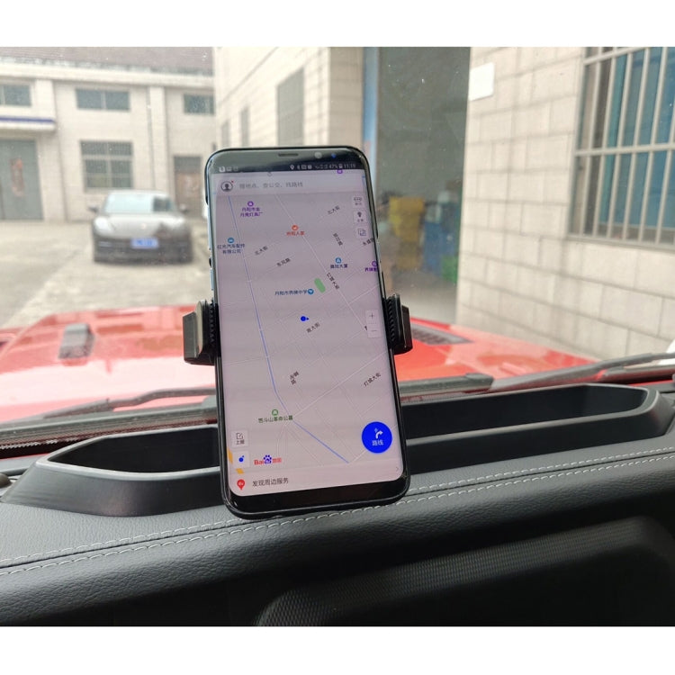 Supporto per supporto per cruscotto con staffa GPS per auto Supporto per telefono cellulare per Jeep Wrangler JL 2018-, Jeep Wrangler JL 2018-