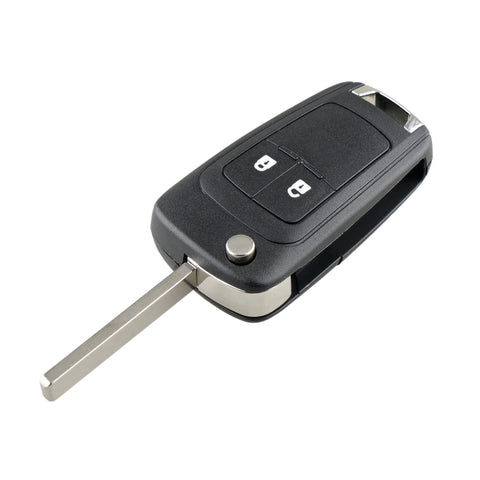 Per le chiavi della macchina Opel, custodia sostitutiva a 2 pulsanti con stelo della chiave pieghevole, 2 Buttons with Foldable Key Blade