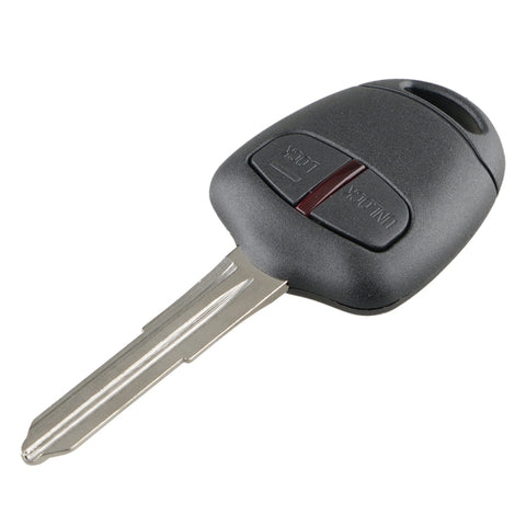 Per MITSUBISHI Chiave per auto con telecomando intelligente a 2 pulsanti con 46 chip, batteria e slot destro, frequenza: 433 MHz, For MITSUBISHI(Right)