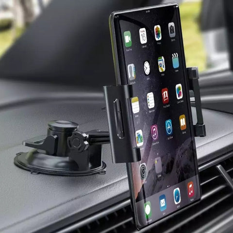 Supporto per tablet per cruscotto auto, staffa per parabrezza a ventosa in PU, PU Suction Cup