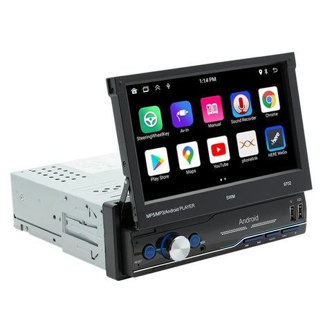 SWM 9702 Ricevitore radio Android per auto HD da 7 pollici Lettore MP5, supporto FM, Bluetooth, GPS e WiFi, SWM - 9702