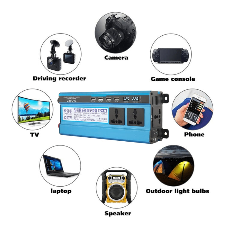 convertitore-di-potenza-carmaer-48v-a-220v-2200w-con-doppio-display - immagine 7