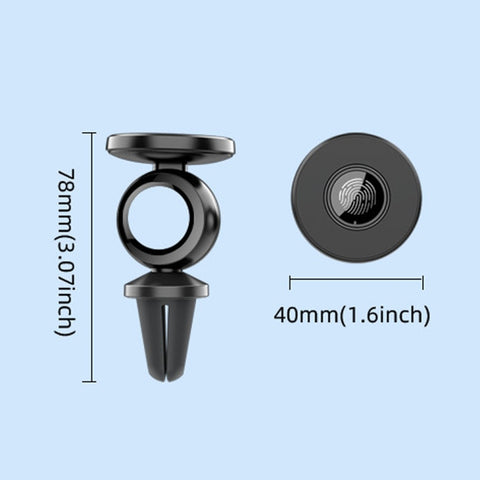 Supporto magnetico per cellulare con presa d'aria per auto, Air Outlet Mobile Phone Holder