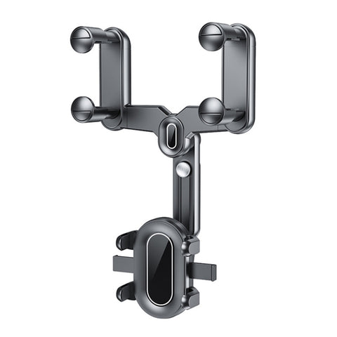 Staffa di navigazione per auto per specchietto retrovisore a scatto, Snap-on Rearview Mirror Phone Holder