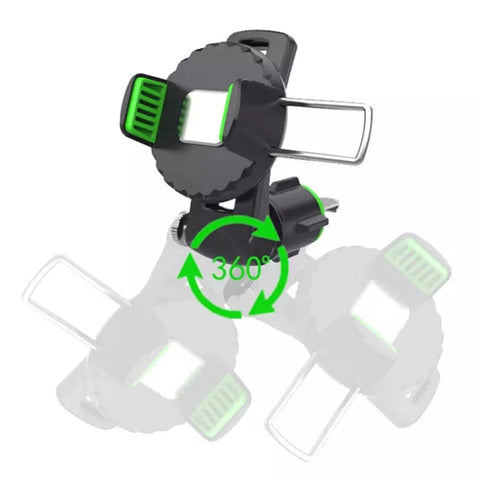 Supporto per telefono multifunzionale con presa d'aria per condizionatore d'aria per auto, Air Outlet (Black), Air Outlet (Green)