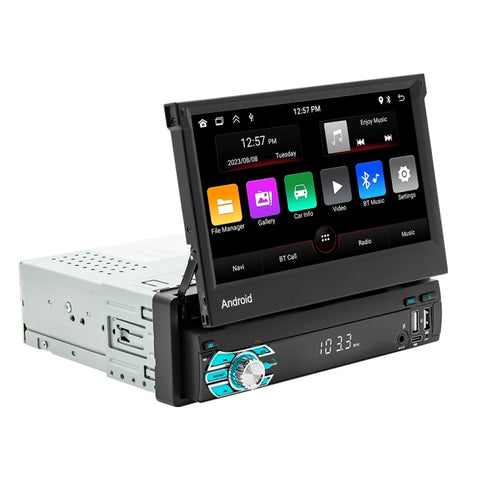 Lettore Android Auto 7" Singolo DIN con GPS, Bluetooth, Radio FM e