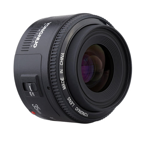 YONGNUO YN35MM F2N 1:2 AF/MF Obiettivo grandangolare fisso/Prime con messa a fuoco automatica per fotocamere DSLR Nikon, YN35MM F2N