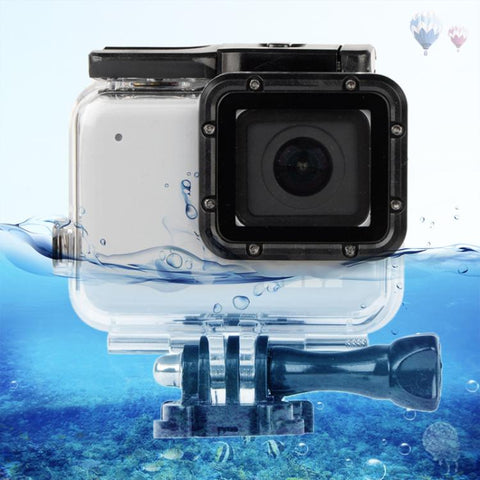 custodia-impermeabile-gp452-cover-posteriore-touch-per-gopro-hero7-bianca-argento-for-gopro-hero-7 - immagine 1