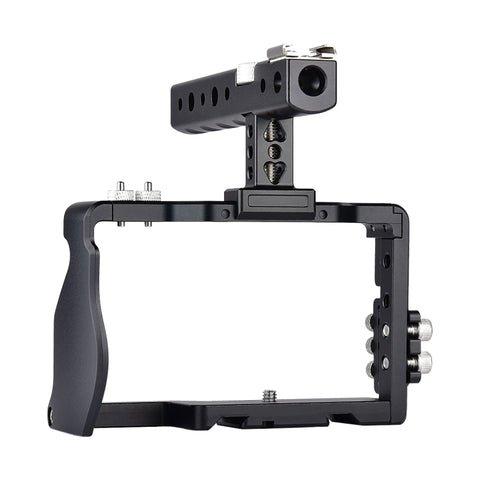 Stabilizzatore per maniglia gabbia video per fotocamera YELANGU C6 per Sony A6000 / A6300 / A6500 / A6400, Handle Stabilizer