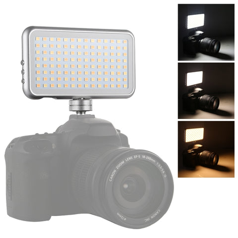 Luce Tascabile Professionale LED-013 con 112 LED per Vlogging e