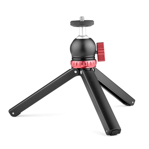 YELANGU T1 YLG1202A Mini supporto per treppiede da tavolo in metallo tascabile con testa a sfera da 360 gradi per DSLR e fotocamere digitali