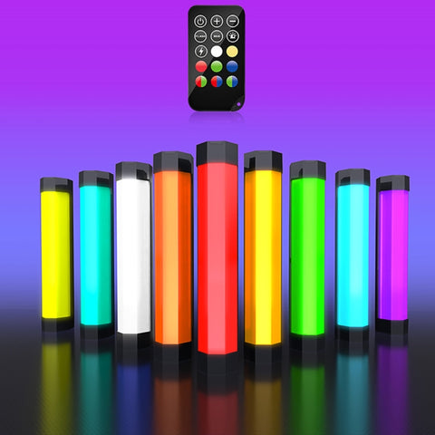 LUXCeO P200: LED Stick RGB Portatile con Controllo APP e Temperatura