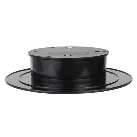 Superficie dello specchio rotante elettrico da 25 cm a 360 gradi espositore per giradischi puntelli per riprese video giradischi per fotografia, carico 3 kg, alimentato a batteria, 25cm Mirror/Powered by Battery(B), 25cm Mirror/Powered by Battery(W)