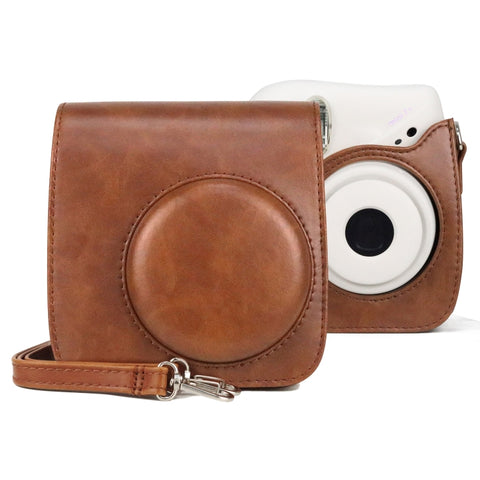 borsa-per-fotocamera-con-custodia-in-pelle-pu-retro-per-tutto-il-corpo-con-cinturino-per-fujifilm-instax-mini-7-for-fujifilm-instax-mini-7 - immagine 1