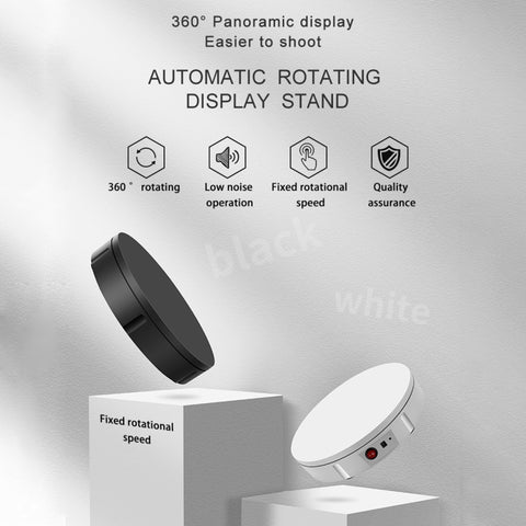 Giradischi Elettrico Rotante 22 cm per Espositori - Supporto Video