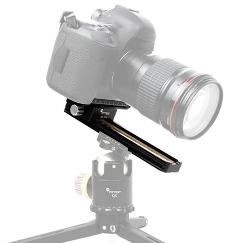 Supporto per piastra a sgancio rapido con testa per treppiede con cursore macro a 2 vie in alluminio di precisione più adatto da 180 mm, MR-180