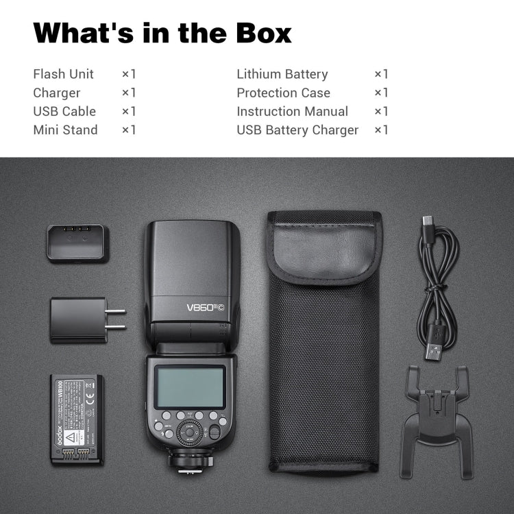 Godox V860 III-C Flash Speedlite Wireless TTL II HSS per Canon