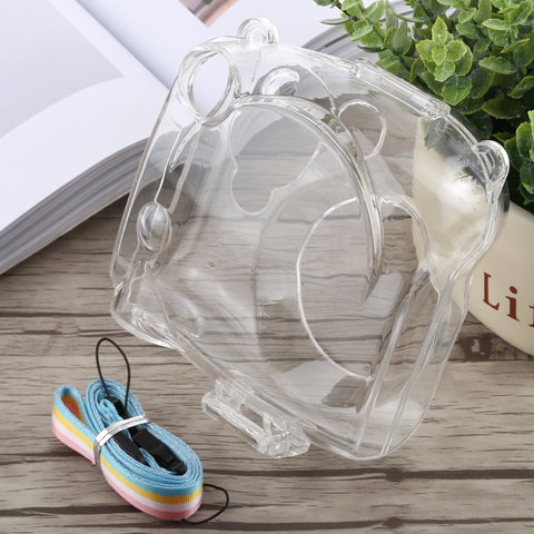 Custodia in cristallo con cinturino per FUJIFILM Instax Mini 7S