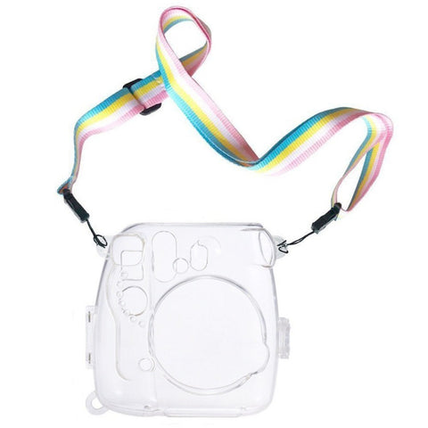 Custodia protettiva in cristallo con cinturino per FUJIFILM Instax
