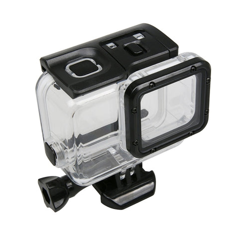 Per GoPro HERO6 /5 Touch Screen Custodia protettiva impermeabile da 45 m con fibbia di montaggio e vite di base, non è necessario rimuovere l'obiettivo, 45m Waterproof