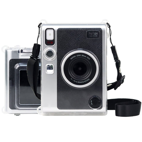 Custodia in cristallo con cinturino per FUJIFILM Instax mini EVO