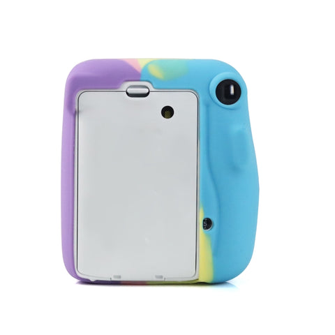 Custodia in silicone morbido arcobaleno per Fujifilm Instax Mini 11