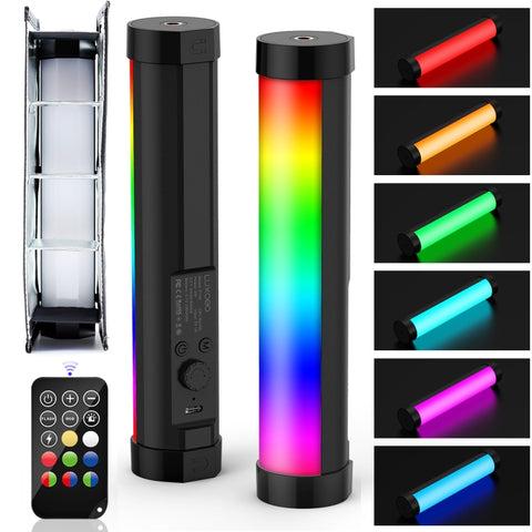 LUXCeO P100 RGB Luce Portatile per Foto e Video con Telecomando e