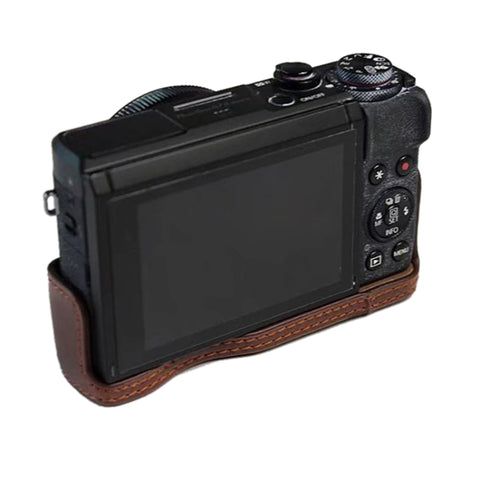 base-mezza-custodia-per-fotocamera-in-pelle-pu-con-filo-da-1-4-di-pollice-per-canon-g7-x-mark-iii-g7-x3-for-canon-g7-x-mark-iii-g7-x3-for-canon-g7-x-mark-iii - immagine 2