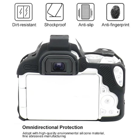 Per Canon EOS 250D Custodia protettiva morbida in silicone, For Canon EOS 250D