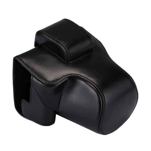 custodia-in-pelle-pu-per-fotocamera-full-body-con-cinturino-per-canon-eos-m5-for-eos-m5 - immagine 2