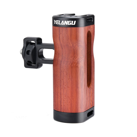 YELANGU LW-B01-2 Impugnatura laterale in legno con slitta fredda per gabbia per fotocamera LW-B01, LW-B01-2